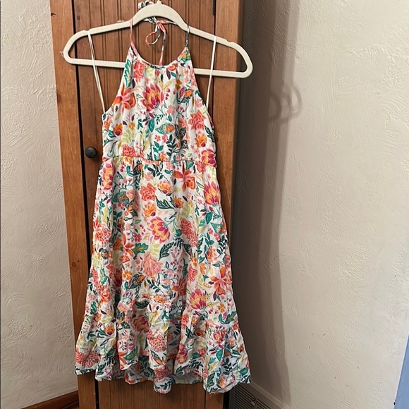 Old Navy Other - Old Navy Pink and Blue Ruffled Tiered Sundress